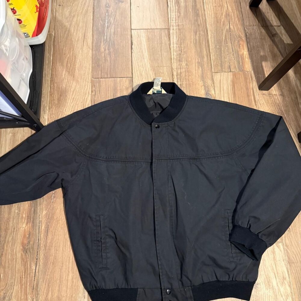 Vintage Haband Men's Black Jacket